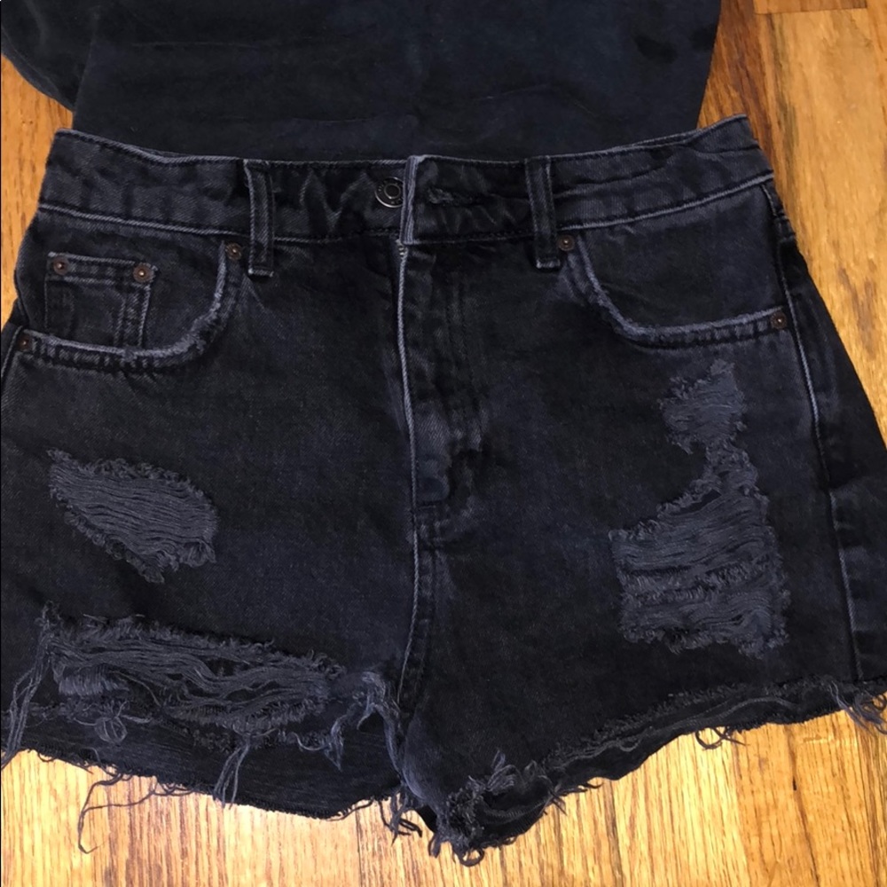 TopShop shorts, black, sz 4